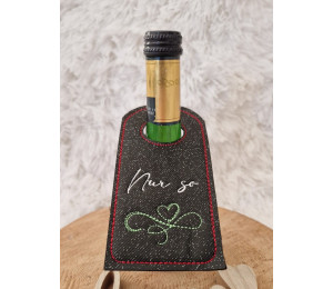 2€ ZUSATZTÜRCHEN 3. Dezember - Stickserie - 12 ITH Flaschenanhänger Vol. 3